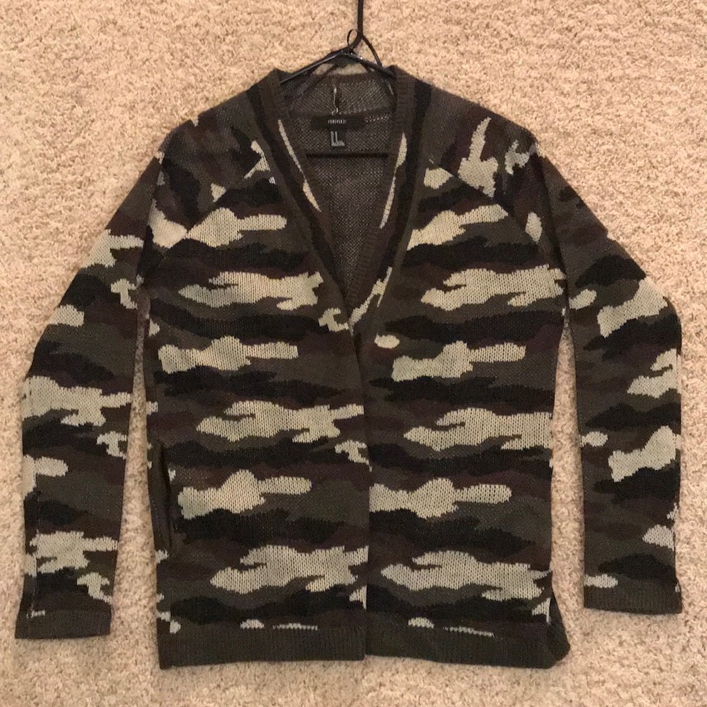 Camo Sweater from Forever 21